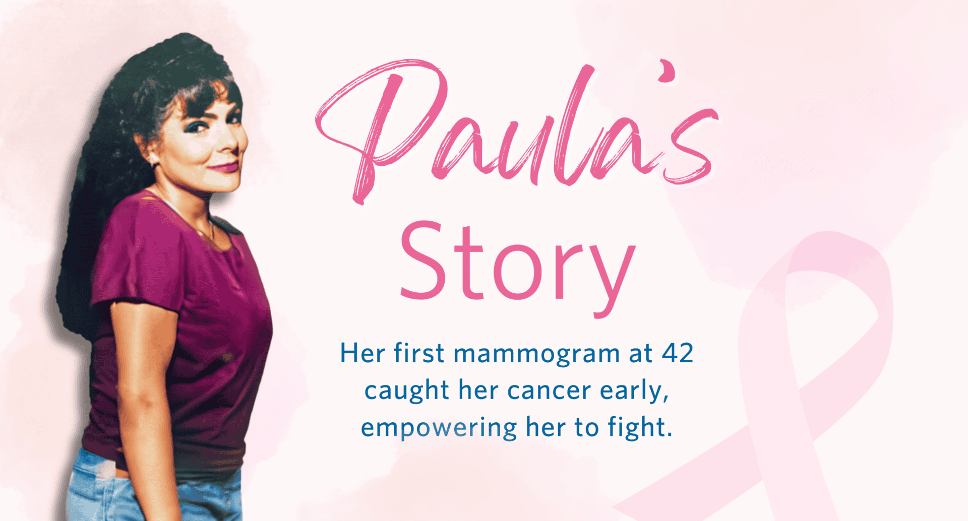 Paula, a 42-year-old and a new mother describes her story with breast cancer and how she fought back.